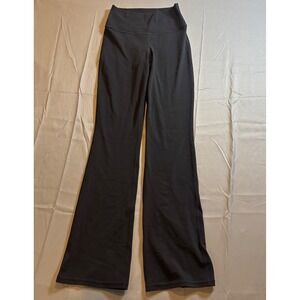 Athleta Transcend Slim Pant Black High Rise Flare Yoga Athleisure Women's M